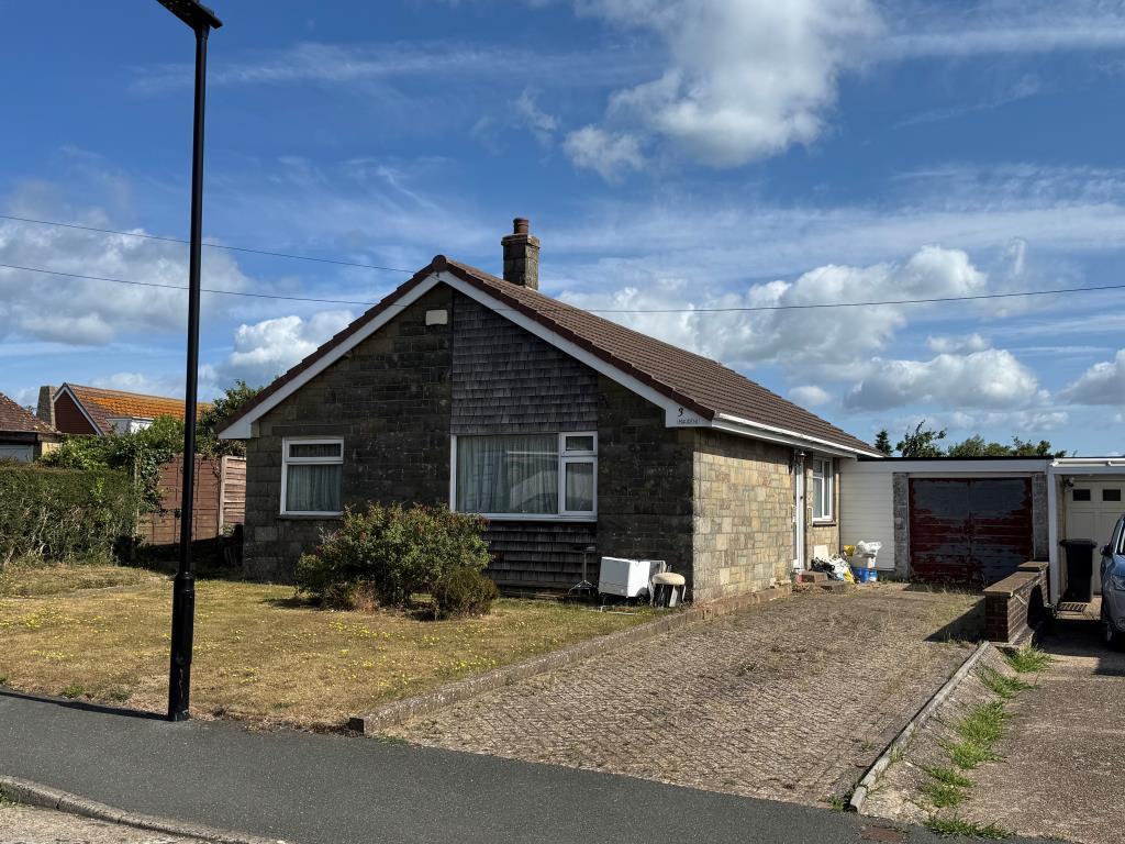 The Front of the Bungalow and Garage