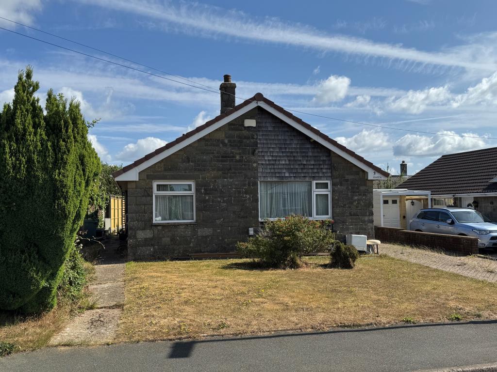 Looking Front on to the Bungalow from the Street