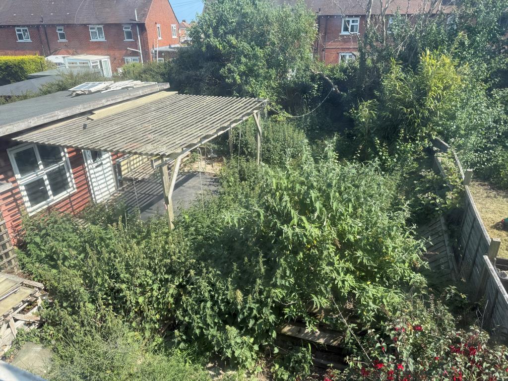 Rear Garden in House in need of Refurbishment