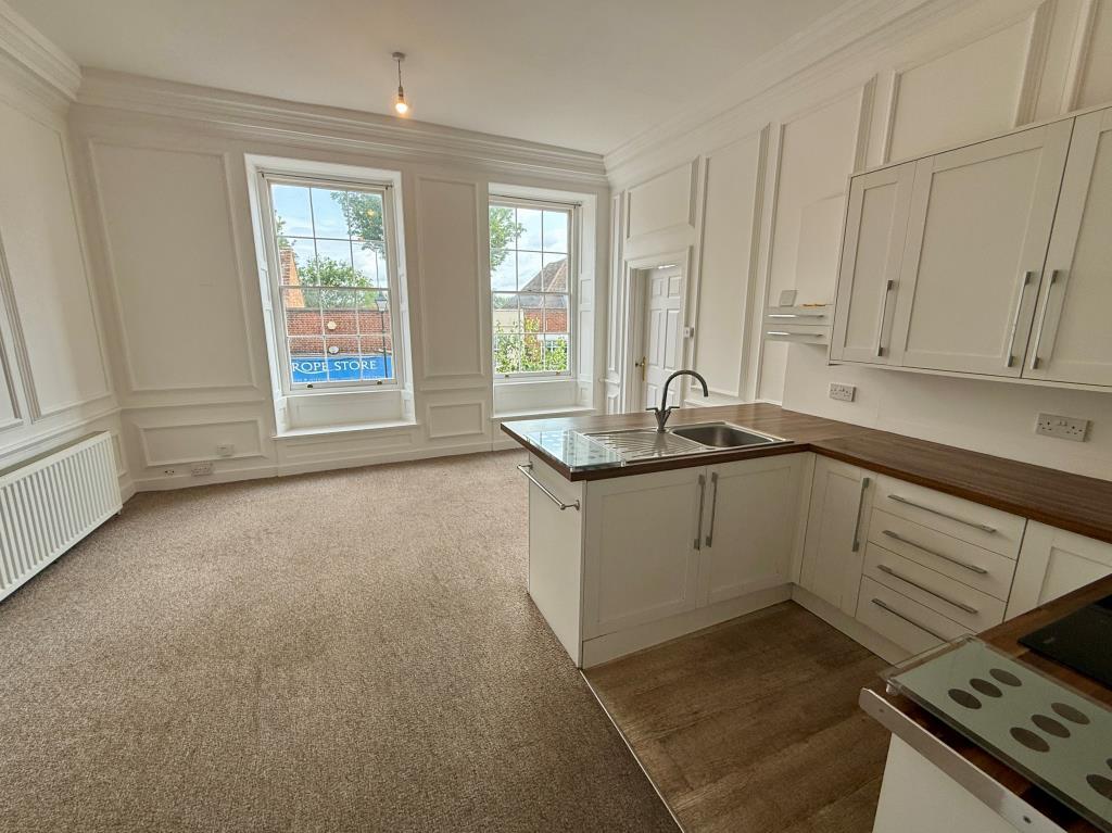 Flat 2 kitchen and living room