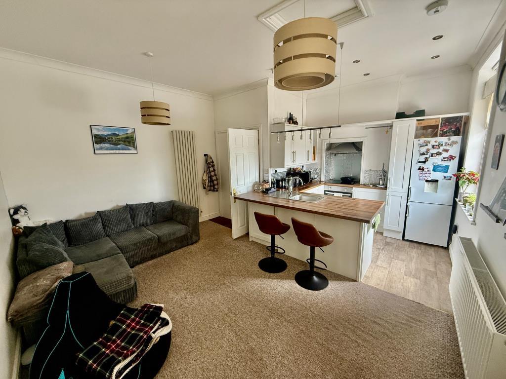 Flat 3 kitchen and living room