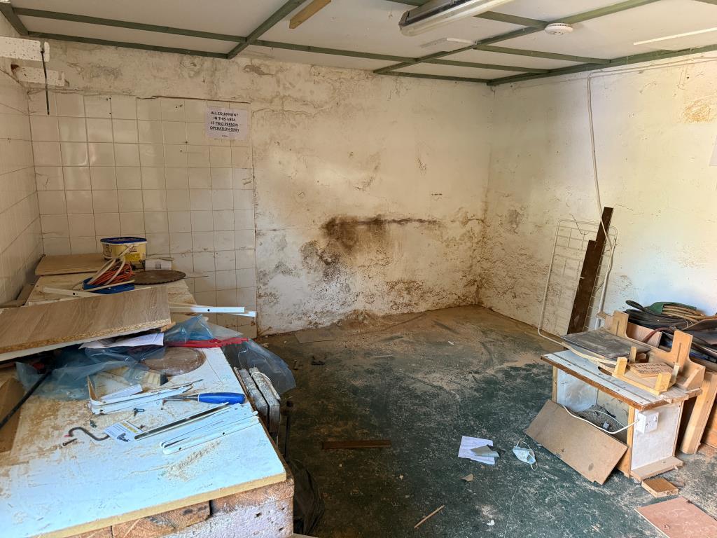 Internal view of workshop