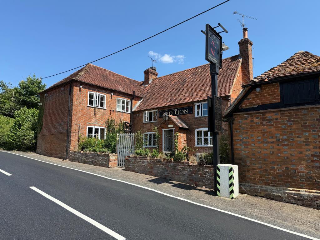 View shot of public house from road