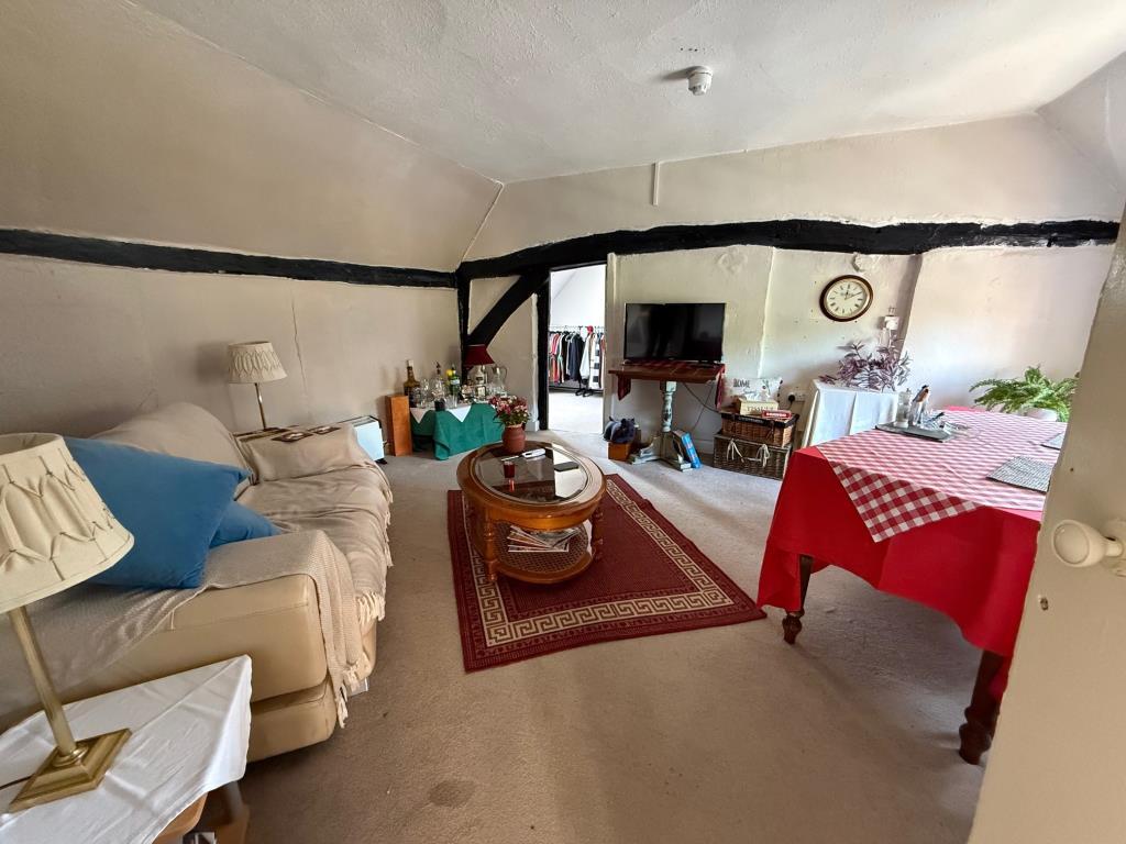 Living accommodation with white walls