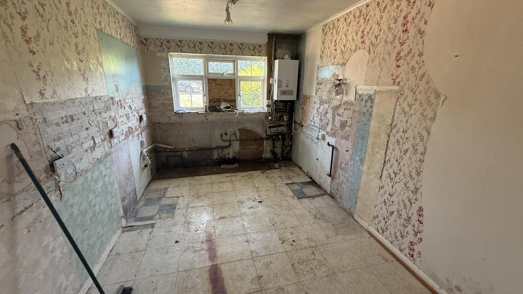 Internal image of kitchen from hallway