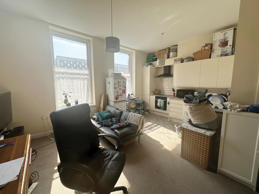 First Floor flat living room/kitchen