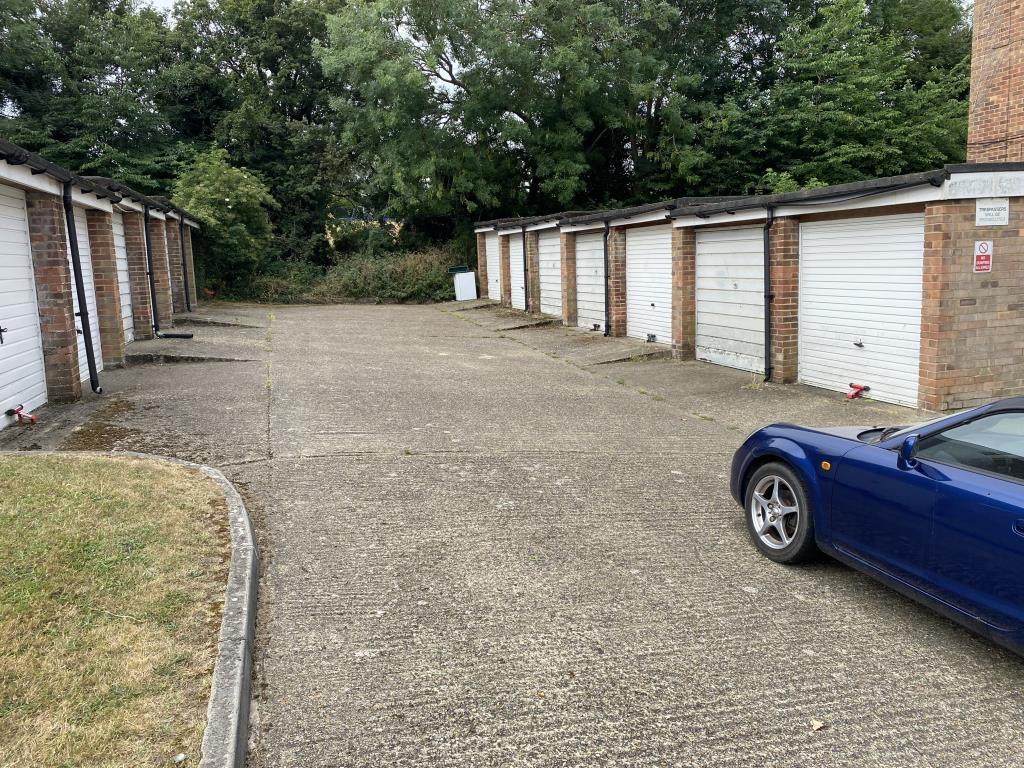 View of garage block