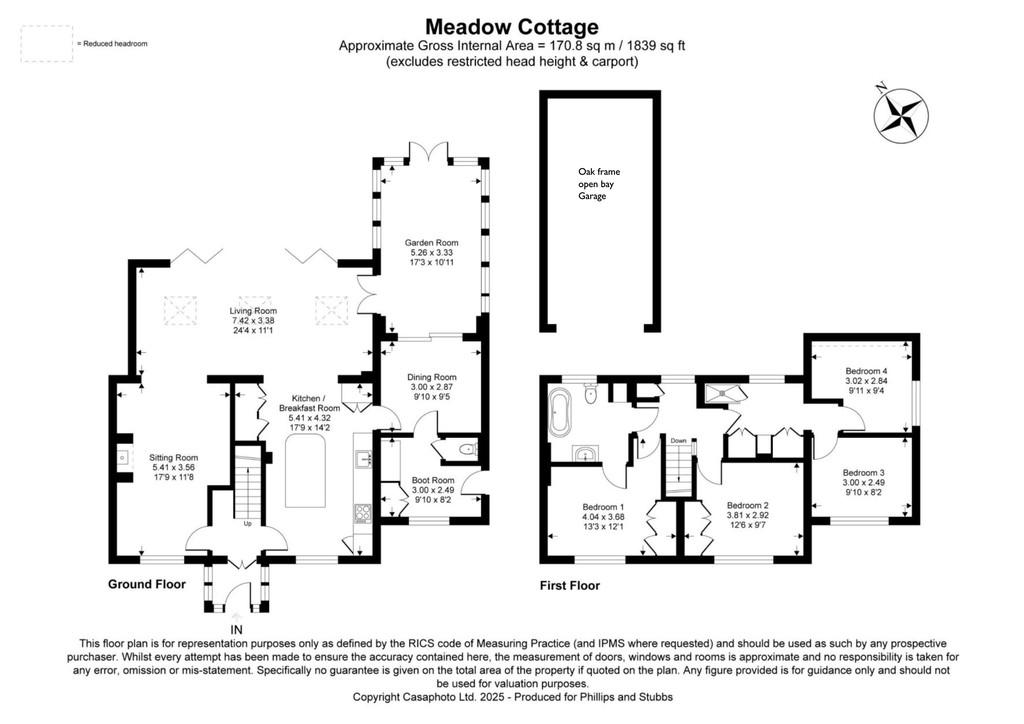 Meadow Cottage Floor plan
