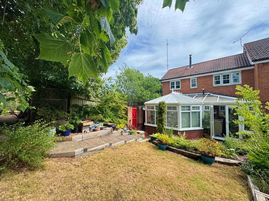 Rear of the property and garden
