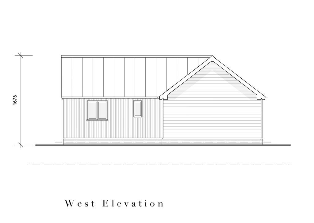 Plot 2 West Elevation