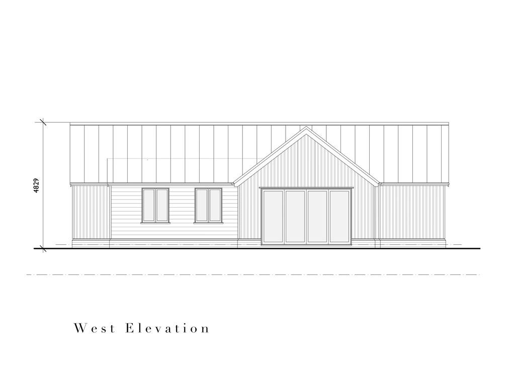 Plot 1 West Elevation