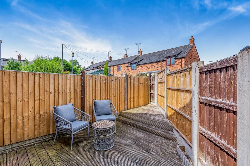 Rear courtyard