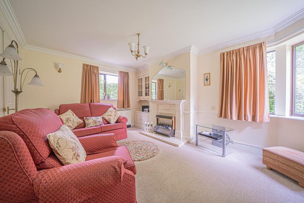Living room, fireplace