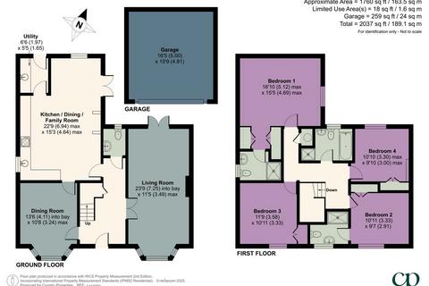 4 bedroom detached house for sale, Pollards Way, Lower Stondon, Henlow, SG16