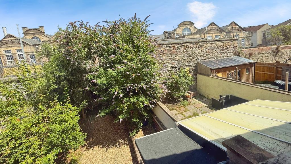 View of the garden