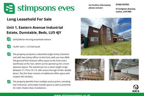 Industrial development for sale, Eastern Av Dunstable LU5 4JY