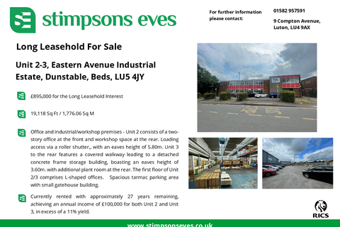 Industrial development for sale, Eastern Av Dunstable LU5 4JY