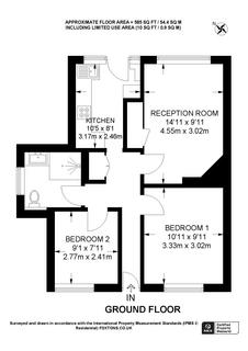 2 bedroom flat for sale, Ingleborough Street, London, SW9