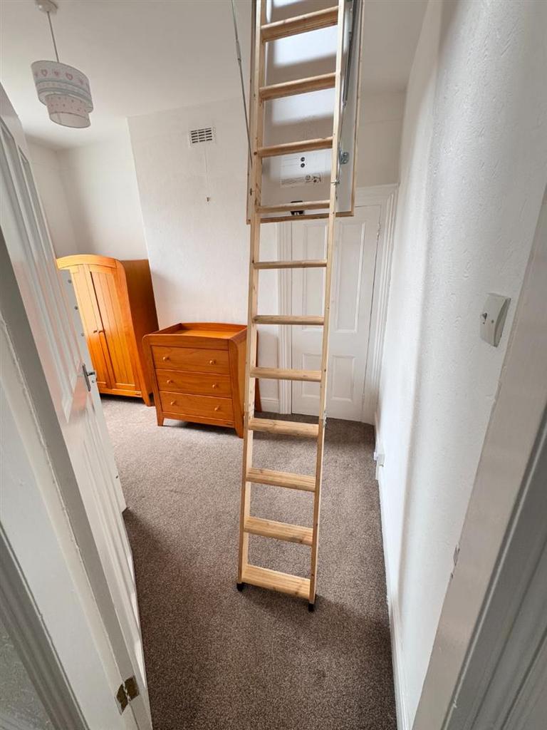 Ladders to attic