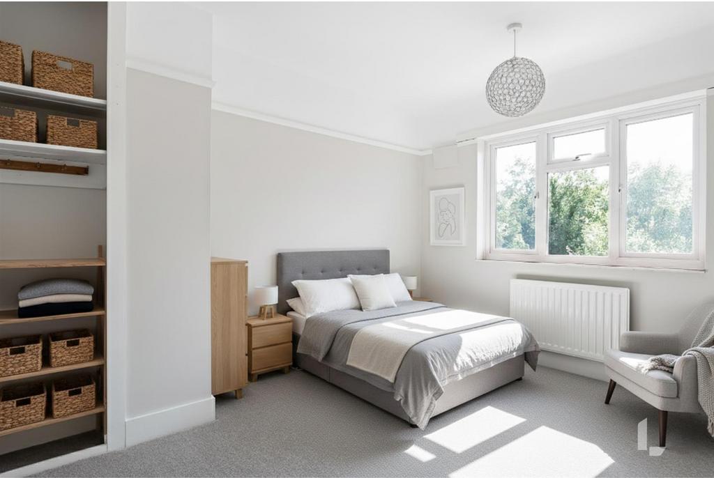 Staged Bedroom