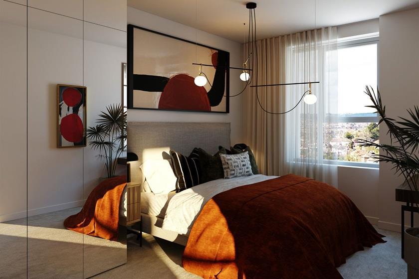 Typical bedroom.