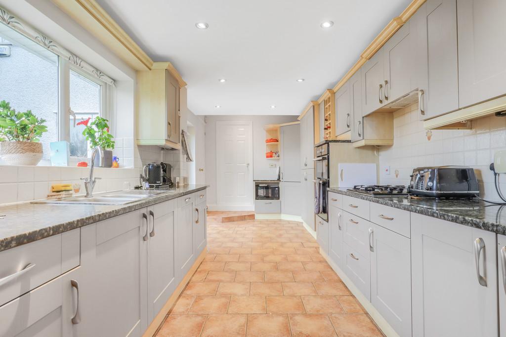 Kitchen through to garage