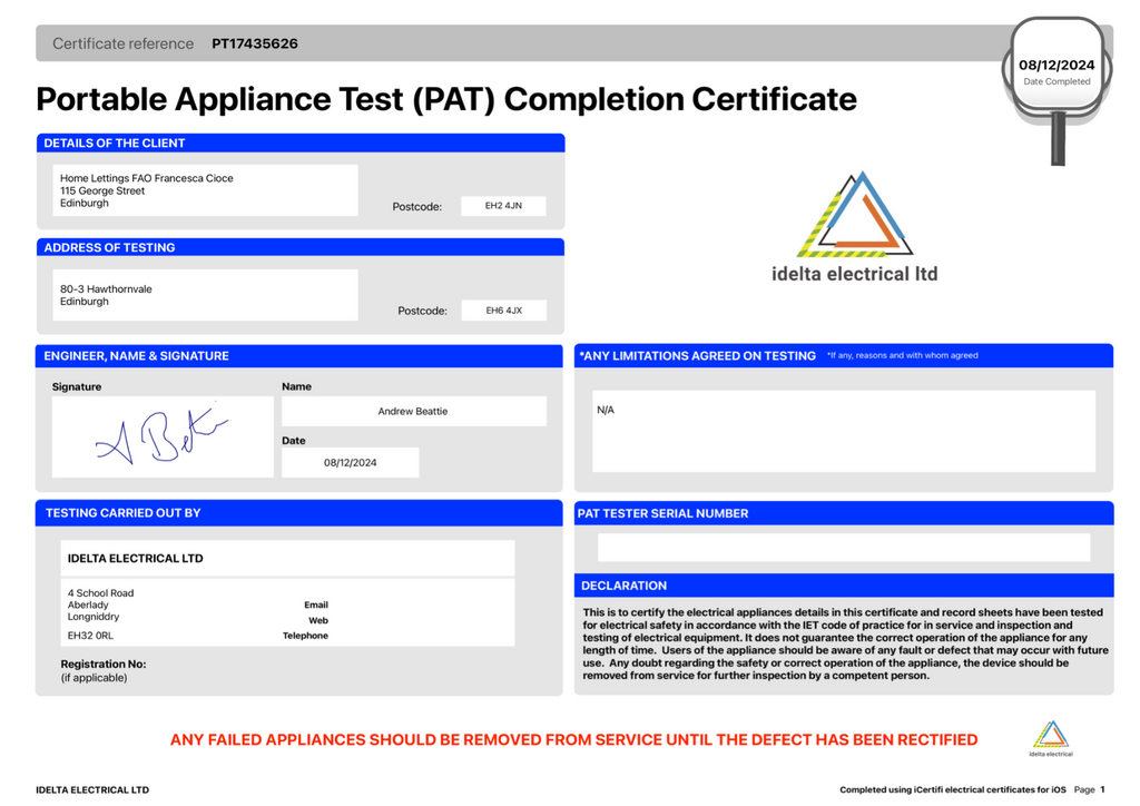 EPC Certificate