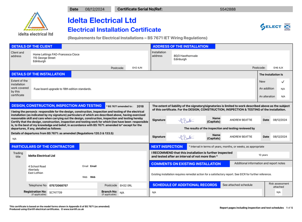 EPC Certificate