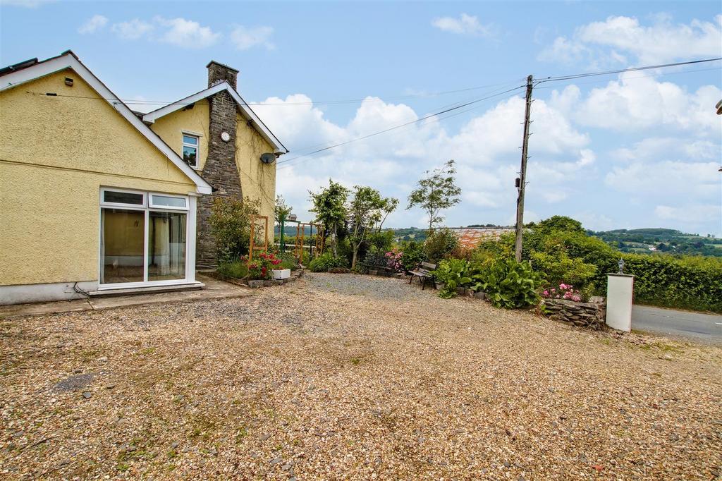 Parking and house