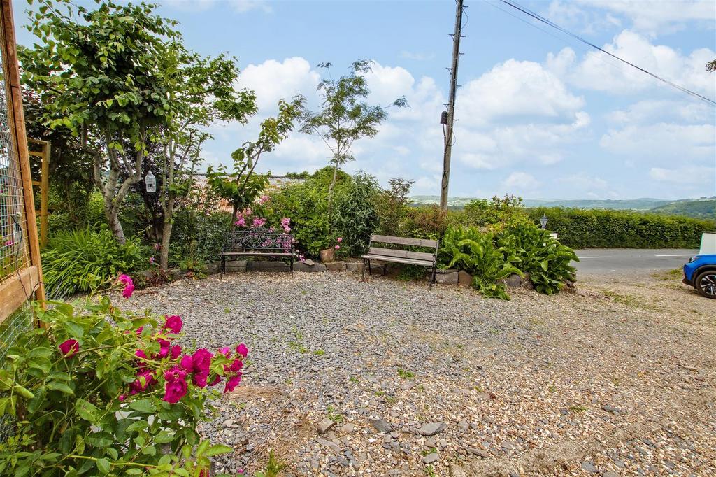 Garden and parking