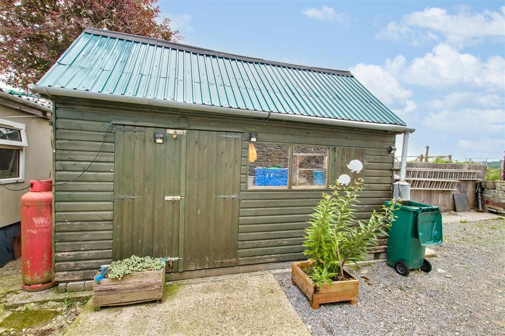 Wooden shed