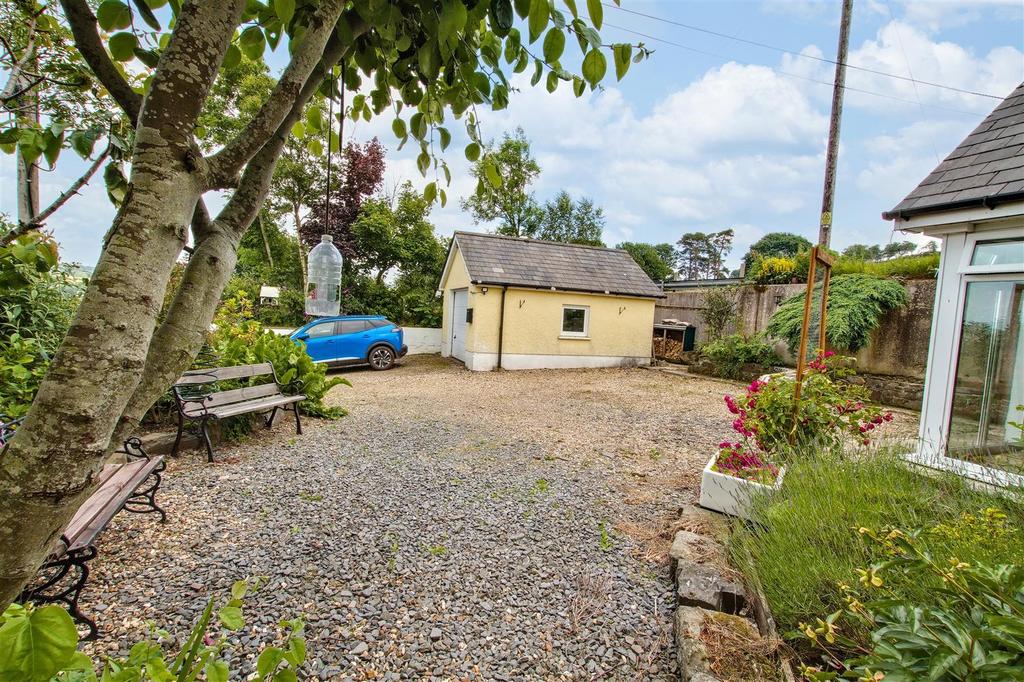 Parking, garden and garage