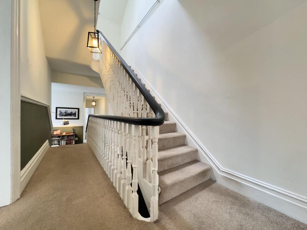 Stairs to the top floor