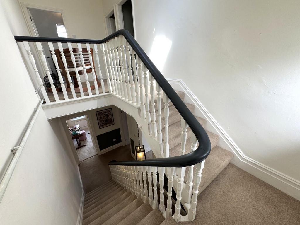 Stairs to the top floor