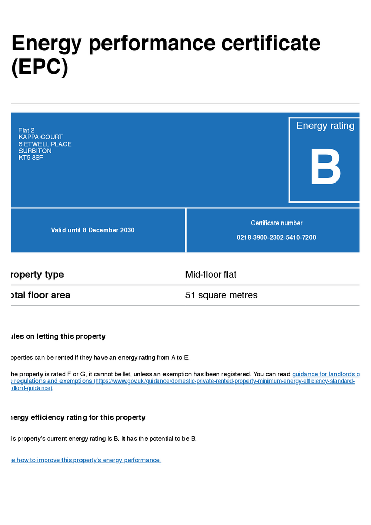 Energy Performance Certificate