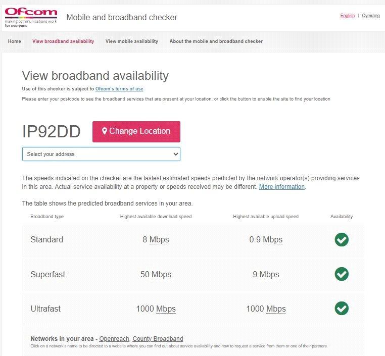 Broadband Check