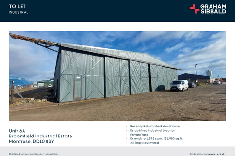 Warehouse to rent, Broomfield Rd Montrose DD10 8SY