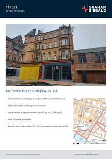 Retail property (high street) to rent, 50 Parnie St Glasgow G1 5LS