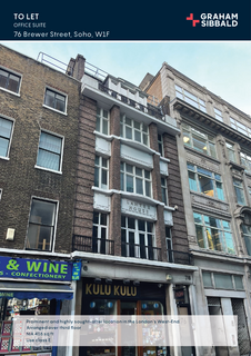 Office to rent, 76 Brewer St London W1F 9TX