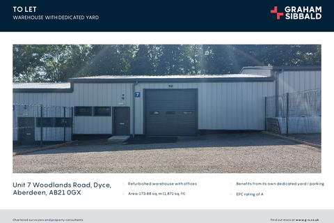 Warehouse to rent, Woodlands Rd Dyce AB21 0GX