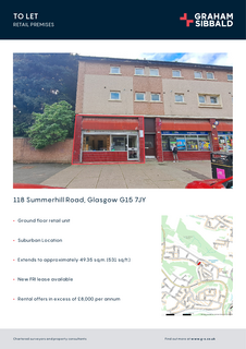 Retail property (high street) to rent, 118 Summerhill Rd Glasgow G15 7JY
