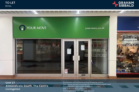 Retail property (high street) to rent, Almondvale Blvd Livingston EH54 6HS