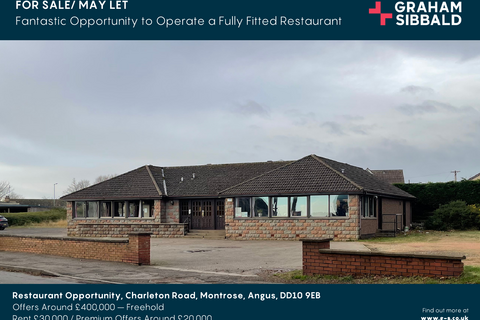 Restaurant to rent, 1 Charleton Rd Montrose DD10 9EB