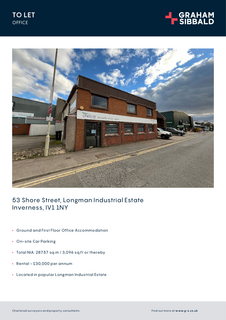 Office to rent, 53 Shore St Inverness IV1 1NF