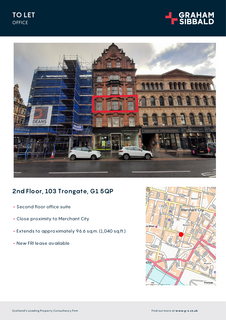Office to rent, 103-105 Trongate Glasgow G1 5HD