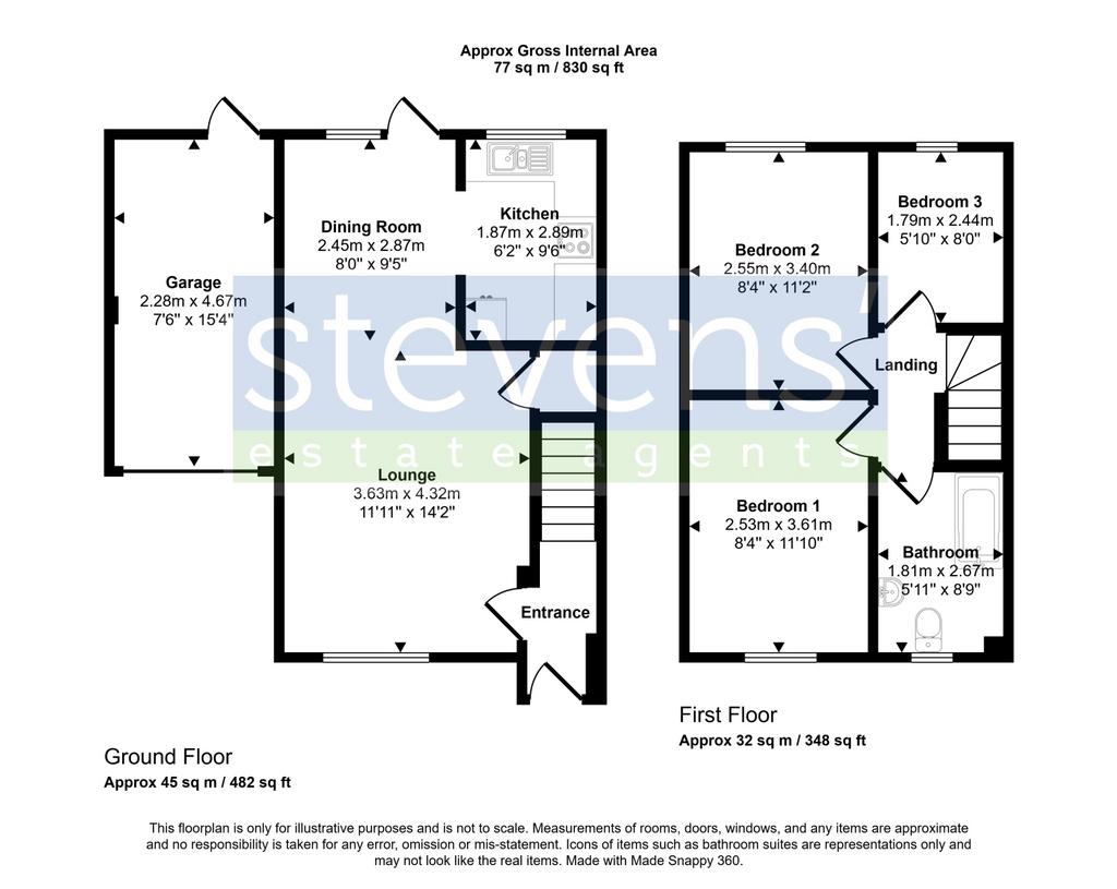 3 The Heathers floorplan