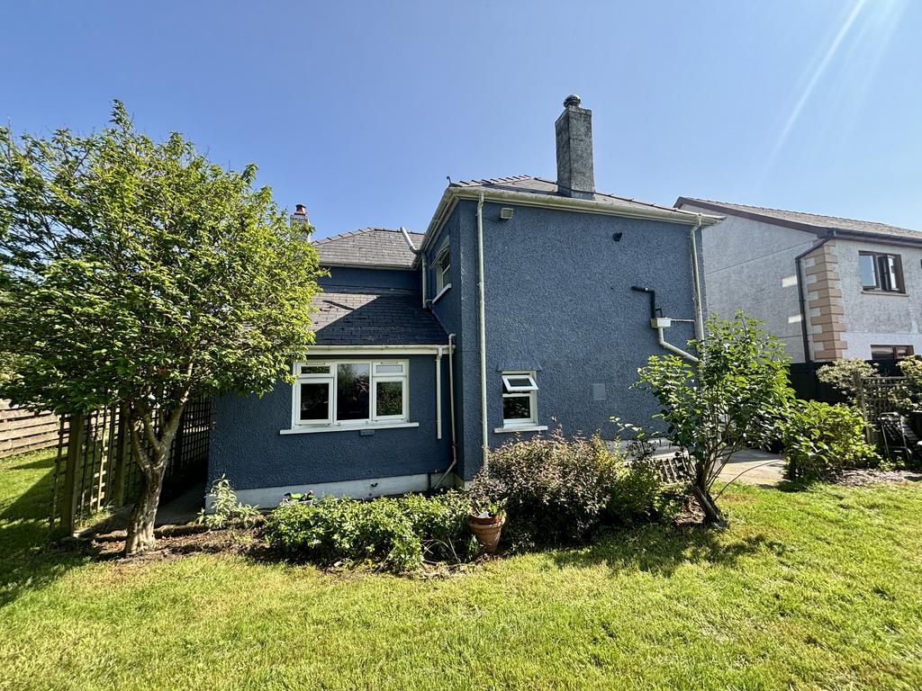 Rear of property