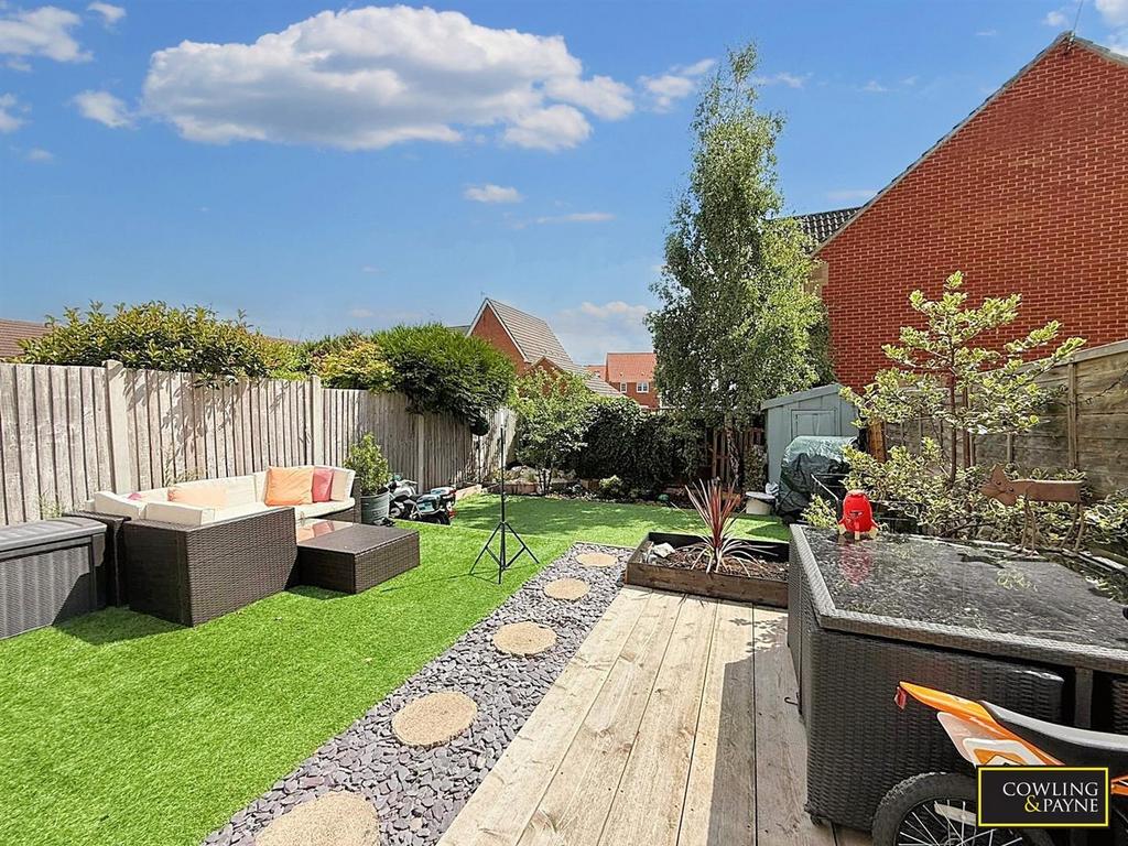 Private rear garden