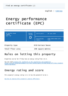 4 bedroom terraced house for sale, Rowfant Road, Balham, London SW17 7AP