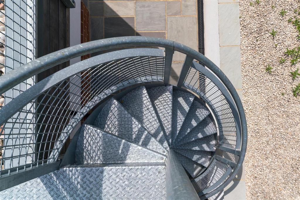 Stairs from Roof Terrace